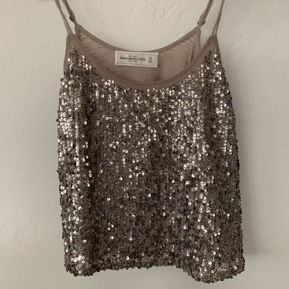 A&F Sequin Top